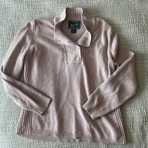 Woolrich Women's Light Tan Cowl Neck Sweater